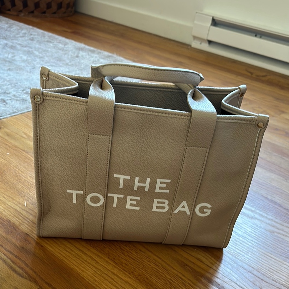 Beige Tote Bag